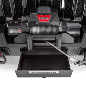 Jeep Wrangler Bumper - Front - Go Rhino - Trallenge, Stubby, Winch Ready - Black - `07-`20